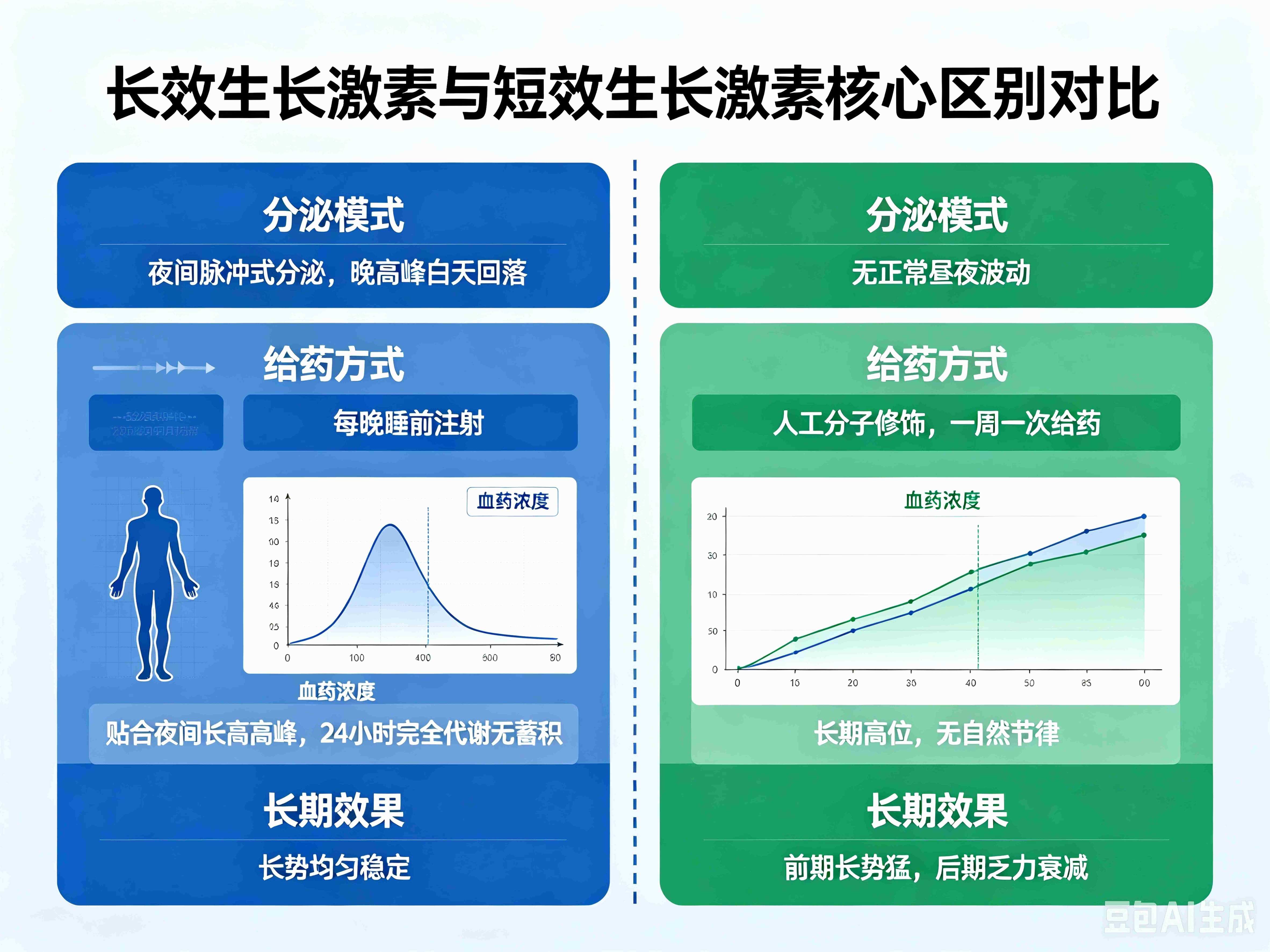 长短效生长激素的区别